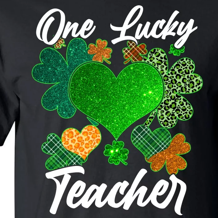 St Patrick's Day One Lucky Teacher Tall T-Shirt