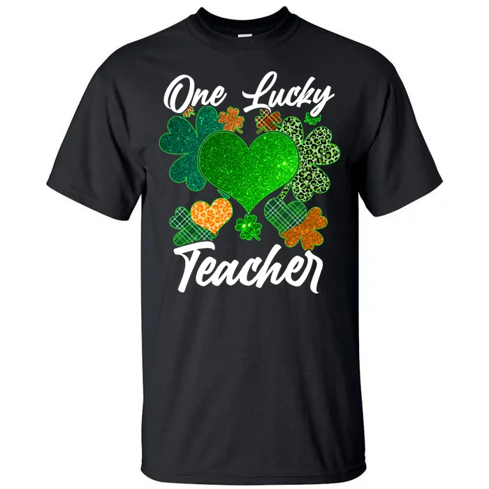 St Patrick's Day One Lucky Teacher Tall T-Shirt