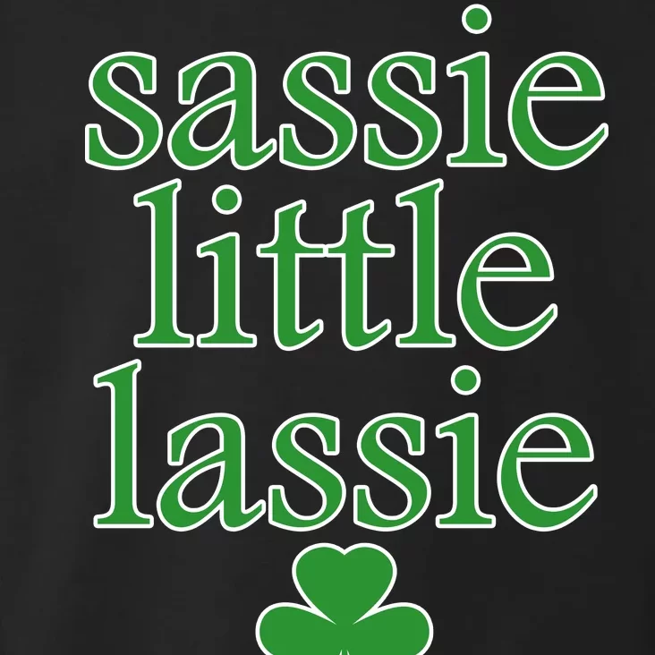 St Patrick's Day Sassie Little Lassie Toddler Hoodie