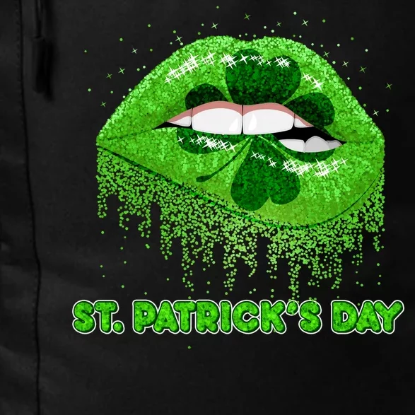 St Patrick's Day Shamrock Irish Lips Daily Commute Backpack