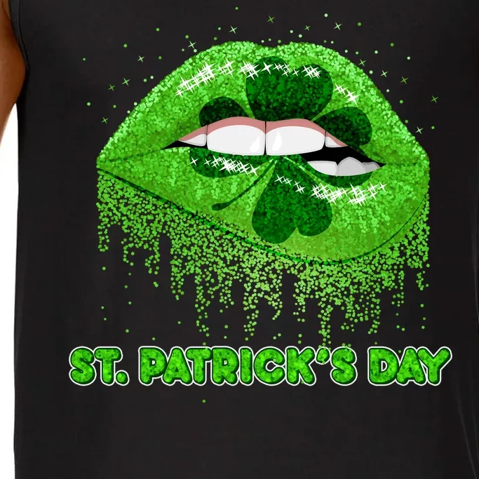 St Patrick's Day Shamrock Irish Lips Comfort Colors® Tank Top