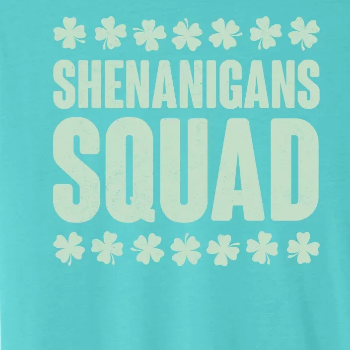 St Patrick's Day Shenanigans Squad Shamrocks Clover ChromaSoft Performance T-Shirt