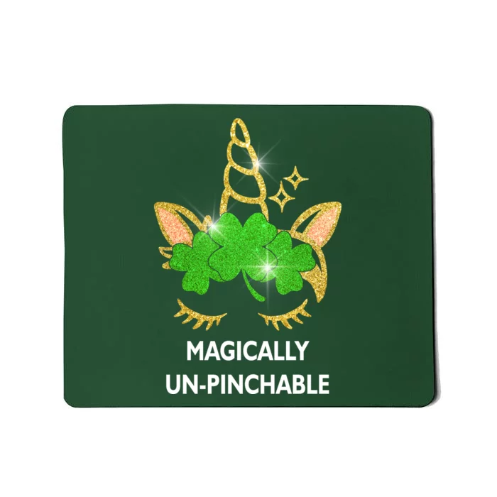 St Patrick's Day Unicorn Magically Un-Pinchable Mousepad