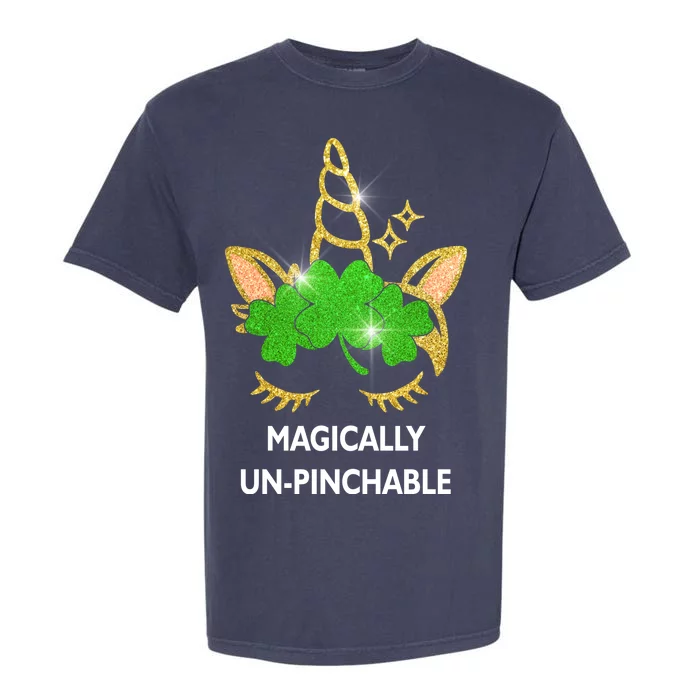 St Patrick's Day Unicorn Magically Un-Pinchable Garment-Dyed Heavyweight T-Shirt