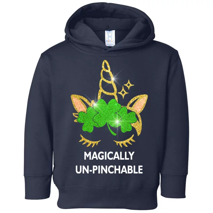 St Patrick's Day Unicorn Magically Un-Pinchable Toddler Hoodie