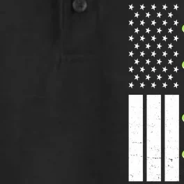 St Patrick's Day USA American Flag Shamrock Clovers Dry Zone Grid Performance Polo