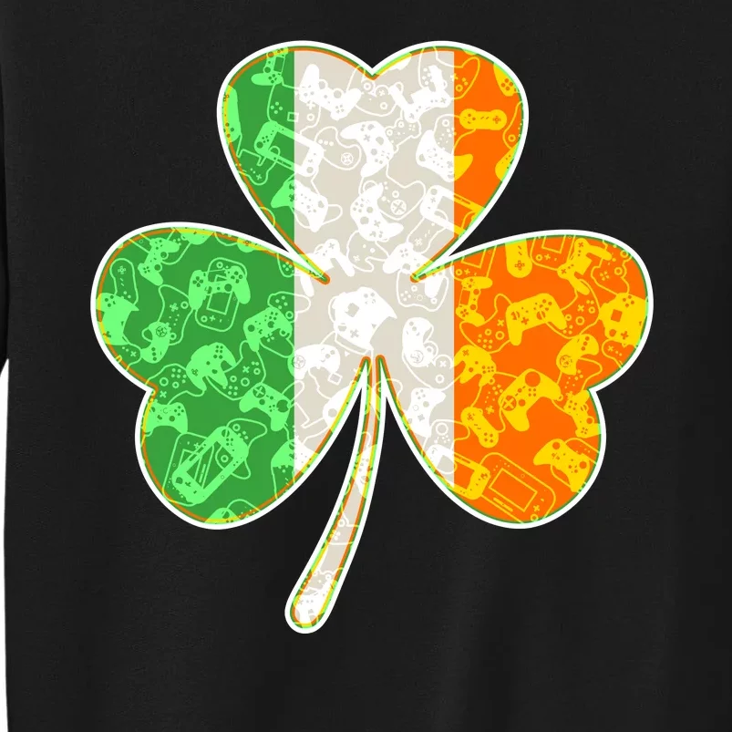 St Patrick's Day Video Gamer Shamrock Clover Sweatshirt