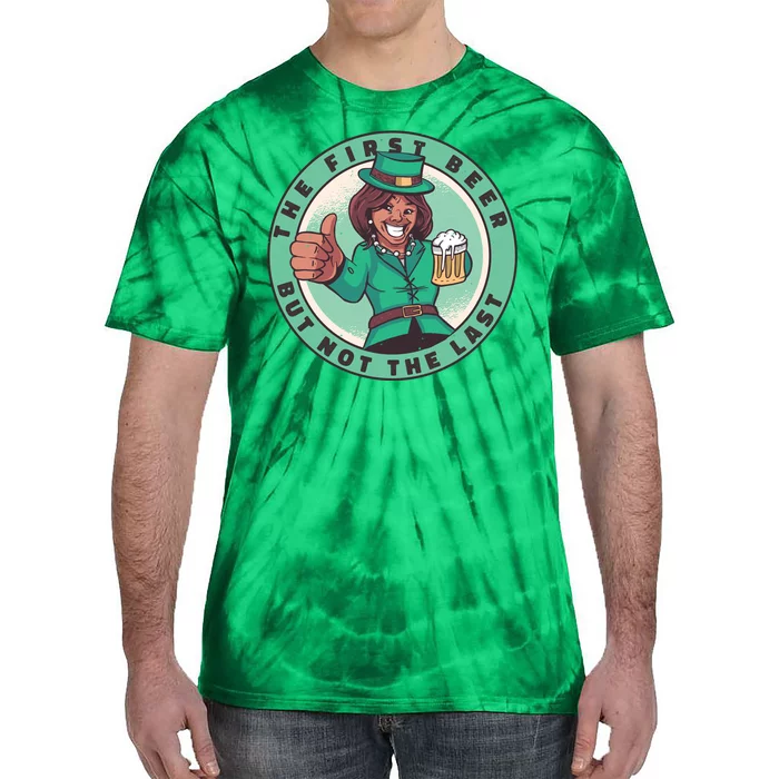 St Patricks Kamala Harris Tie-Dye T-Shirt