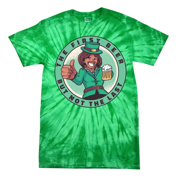 St Patricks Kamala Harris Tie-Dye T-Shirt