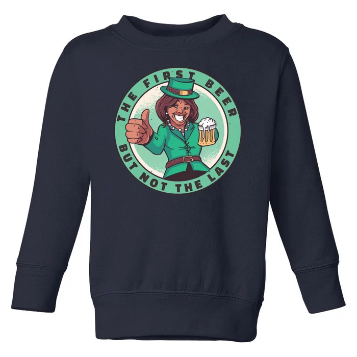 St Patricks Kamala Harris Toddler Sweatshirt