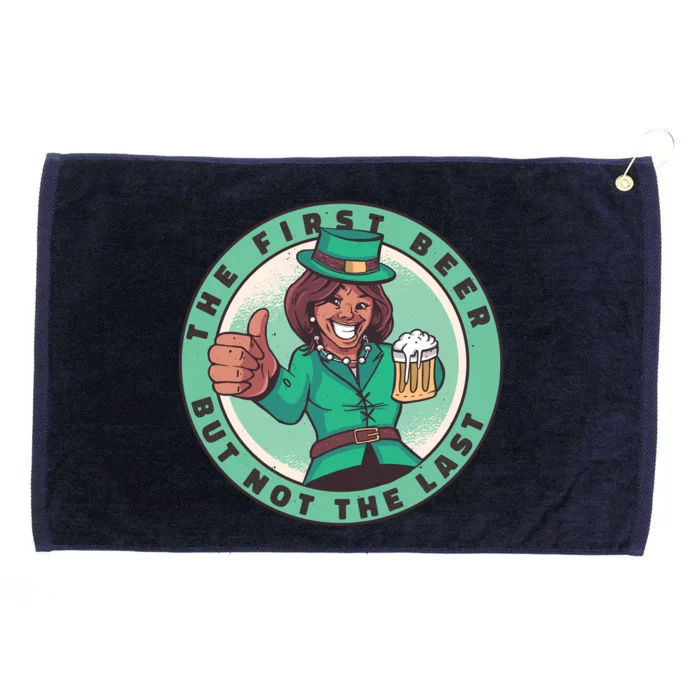 St Patricks Kamala Harris Grommeted Golf Towel