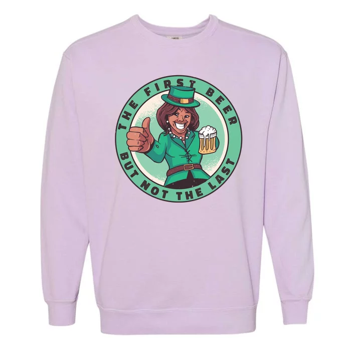 St Patricks Kamala Harris Garment-Dyed Sweatshirt