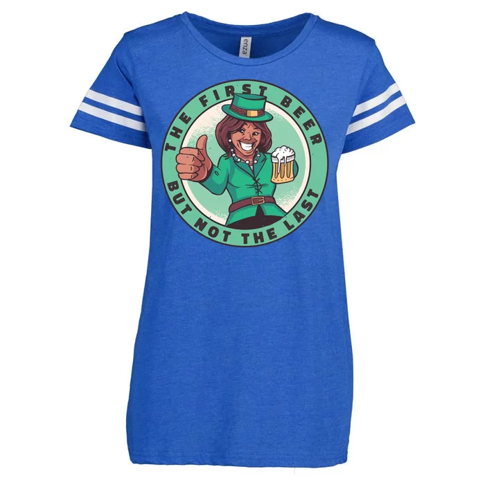 St Patricks Kamala Harris Enza Ladies Jersey Football T-Shirt