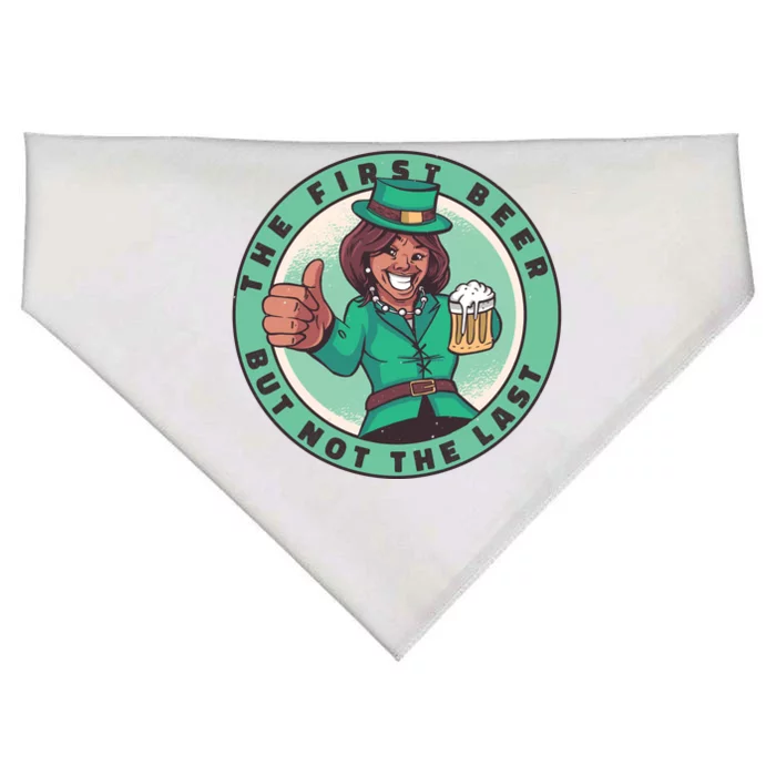 St Patricks Kamala Harris USA-Made Doggie Bandana