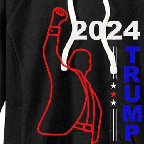 Survived Trump 2024 Election Women's Fleece Hoodie