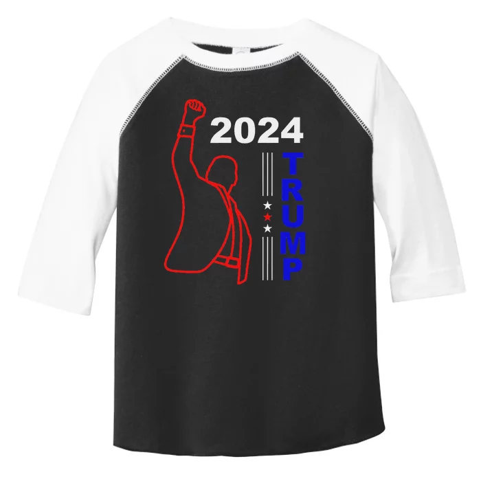 Survived Trump 2024 Election Toddler Fine Jersey T-Shirt