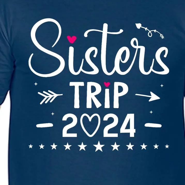 Sisters Trip 2024 Girl Road Trip 2024 Vacation Lovers Comfort Colors T-Shirt