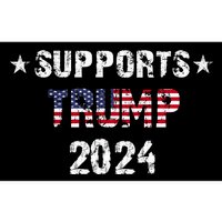 Supports Trump 2024 Vote Usa Bumper Sticker