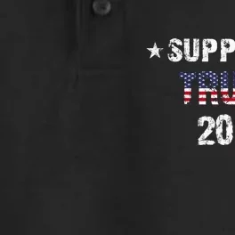 Supports Trump 2024 Vote Usa Dry Zone Grid Performance Polo