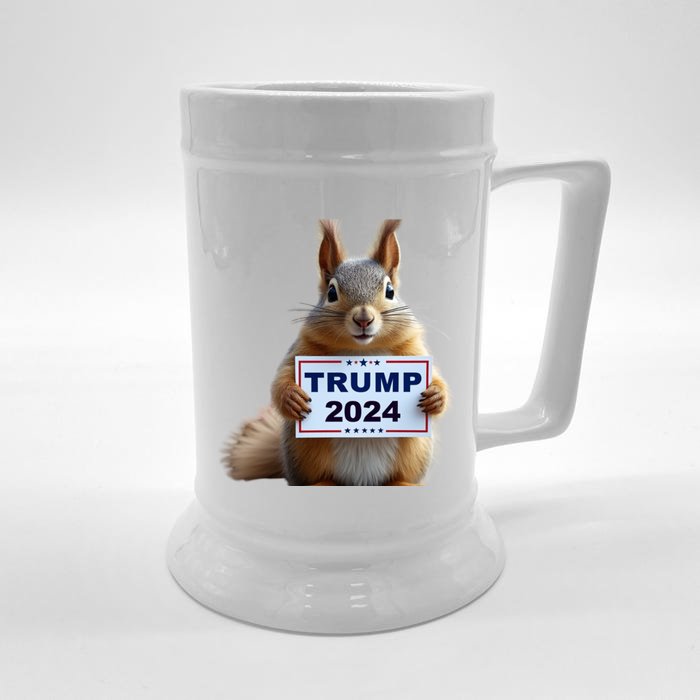 Squirrels Trump 2024 Front & Back Beer Stein