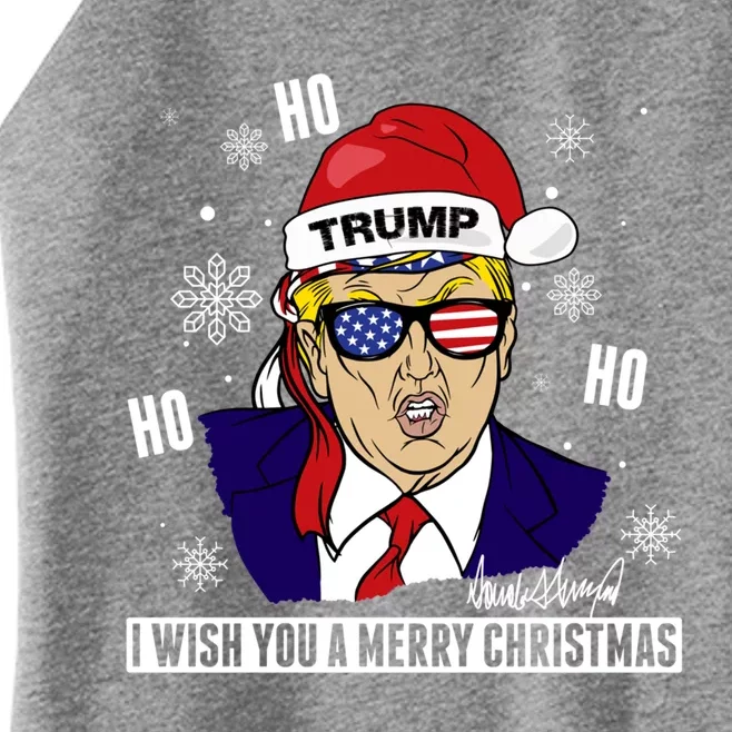 Santa Trump 2024 Ho Ho Ho Donald Trump 45/47 Gift Women’s Perfect Tri Rocker Tank