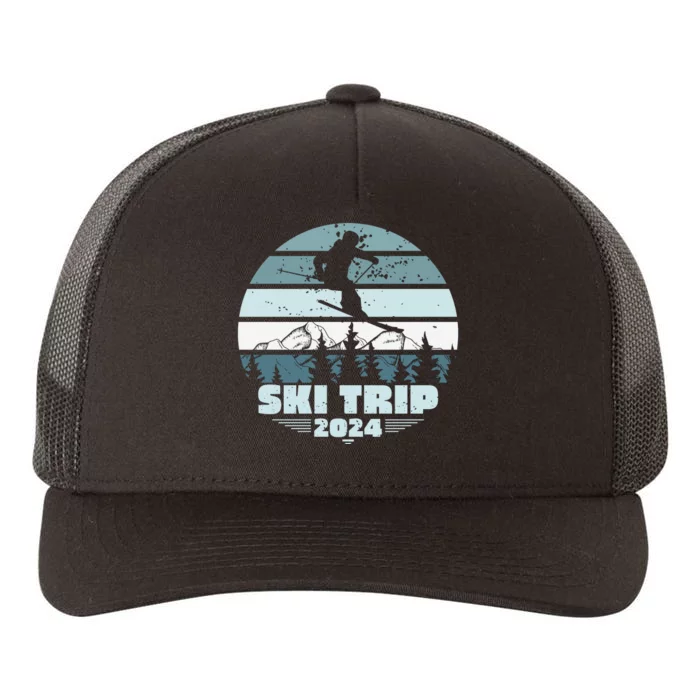 Ski Trip 2024 Skiing Vacation Family Trip Yupoong Adult 5-Panel Trucker Hat