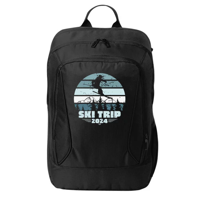 Ski Trip 2024 Skiing Vacation Family Trip City Backpack