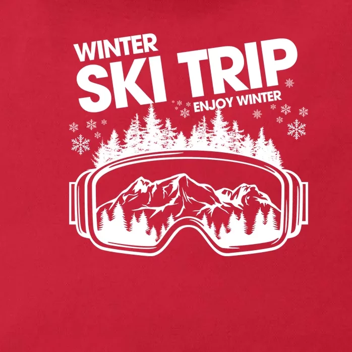 Ski Trip 2024 Skiing Vacation Family Trip Enjoy Winter Zip Tote Bag