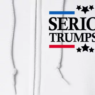 Serious Trumpster 2024 Pro Donald Trump Full Zip Hoodie