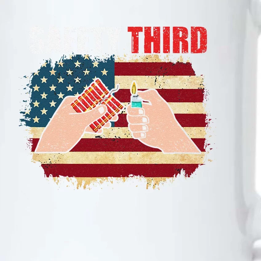 Safety Third 4th Of July Independence Day 4th Of July Black Color Changing Mug