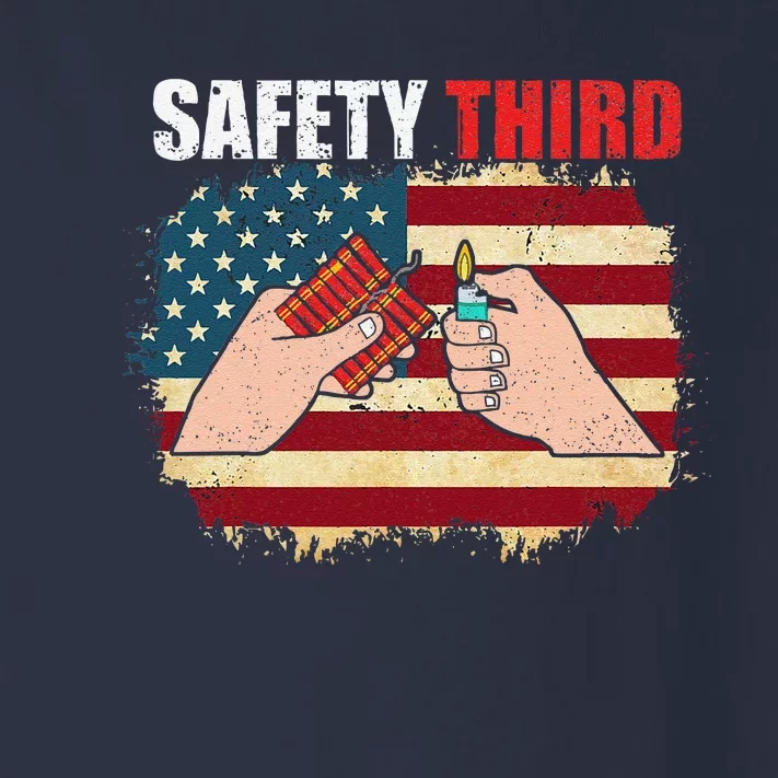 Safety Third 4th Of July Independence Day 4th Of July Toddler Long Sleeve Shirt