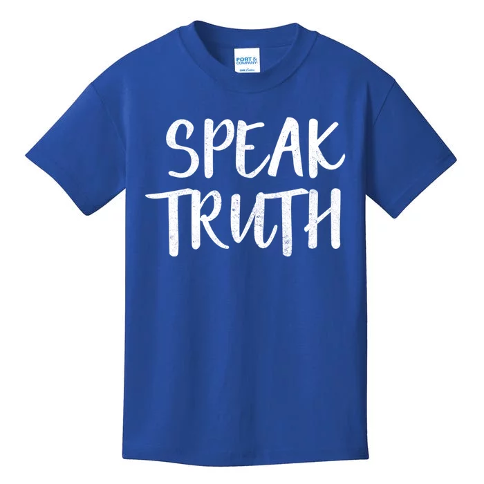 Speak Truth #5 Gift Kids T-Shirt