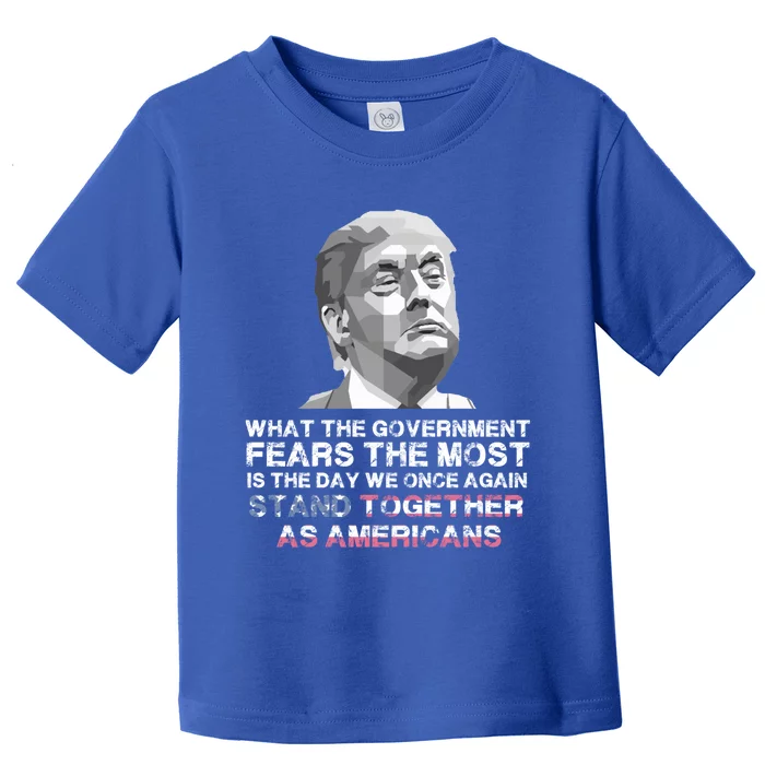 Stand Together As Americans Trump 2020 Reelect Trump Gift Toddler T-Shirt