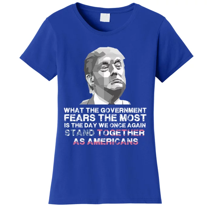 Stand Together As Americans Trump 2020 Reelect Trump Gift Women's T-Shirt