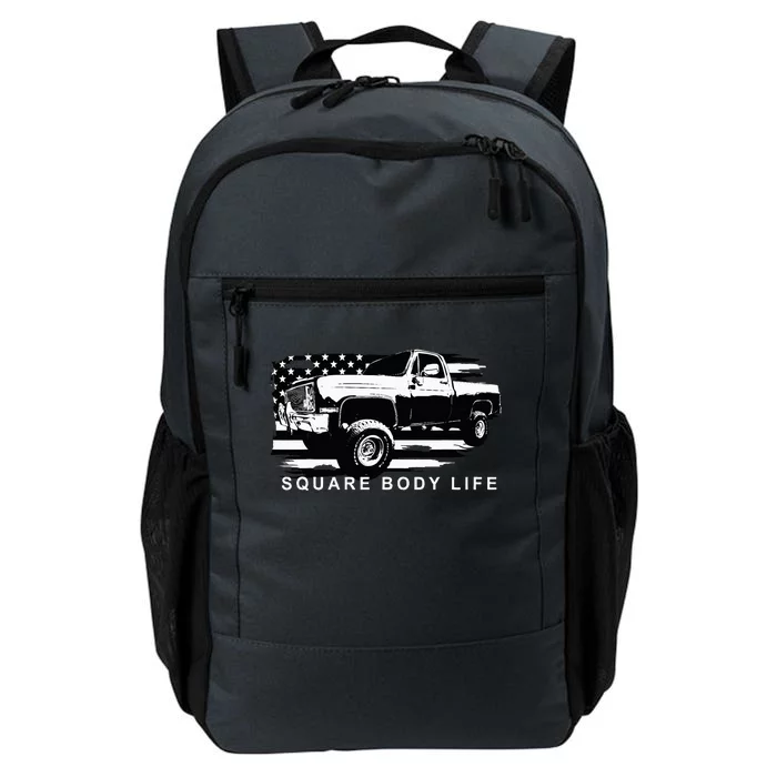 Squarebody Truck American Flag Square Body Daily Commute Backpack