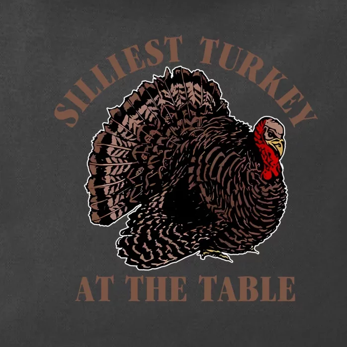 Silliest Turkey At The Table Zip Tote Bag