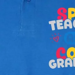 Sped Teacher And Cool Grandma Special Education Teacher Great Gift Softstyle Adult Sport Polo