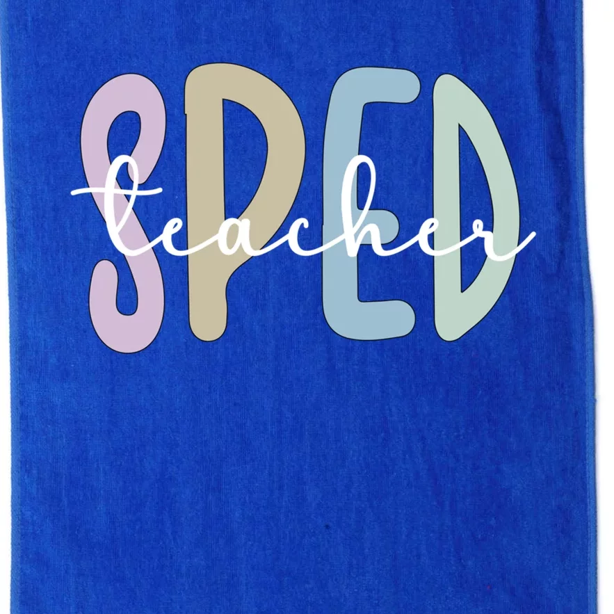 Sped Teacher Appreciation Special Education Teacher Gift Platinum Collection Golf Towel