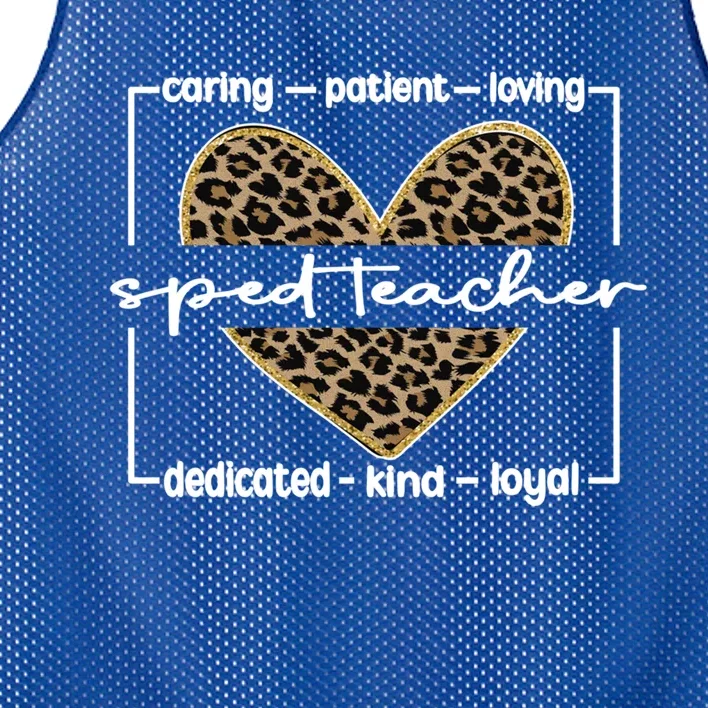 Sped Teacher Appreciation Special Education Teacher Gift Mesh Reversible Basketball Jersey Tank