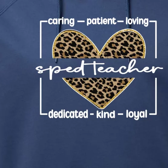 Sped Teacher Appreciation Special Education Teacher Gift Performance Fleece Hoodie