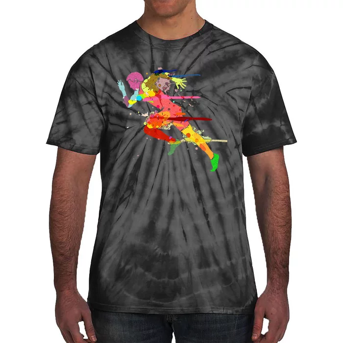 Sprinter Track And Field Runner Running Marathon Gift Idea Tie-Dye T-Shirt