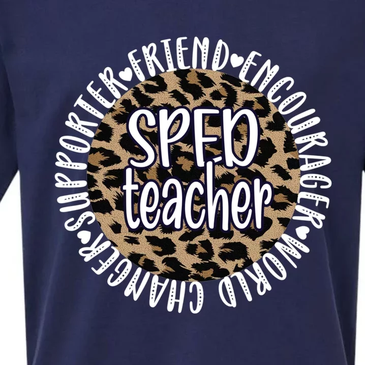 Sped Teacher Appreciation Special Education Teacher Gift Sueded Cloud Jersey T-Shirt