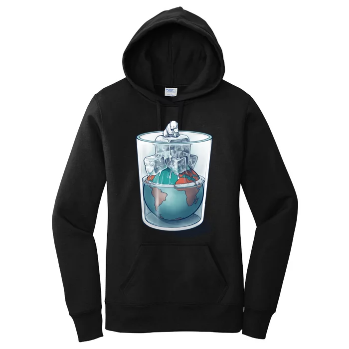 Save The Artic Earth Women's Pullover Hoodie