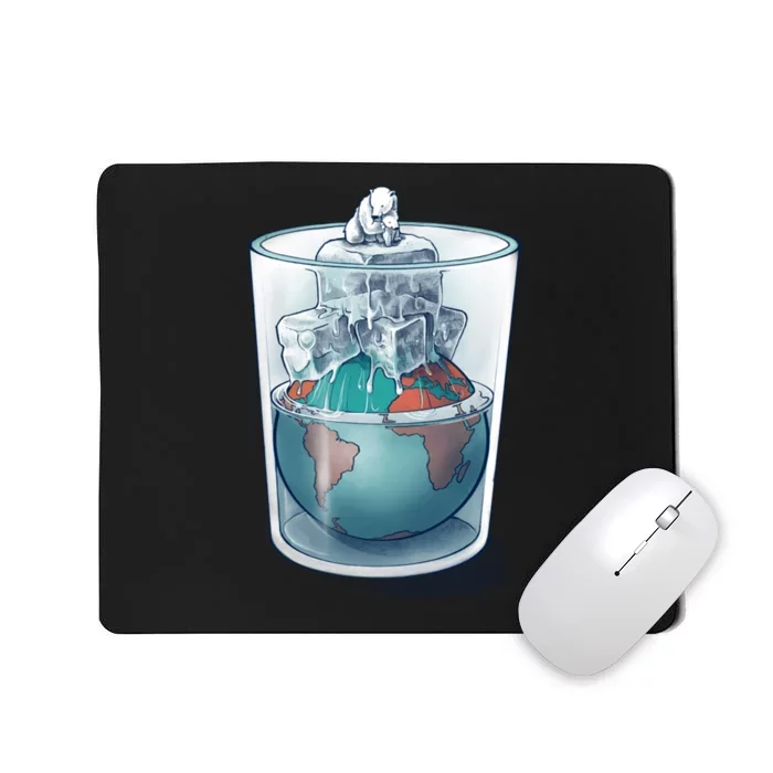 Save The Artic Earth Mousepad