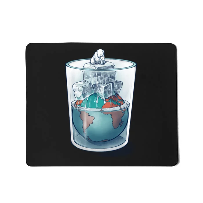 Save The Artic Earth Mousepad