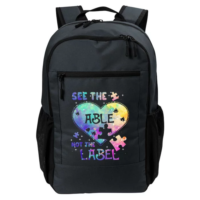 See The Able Not The Label Autism Awareness Month Great Gift Daily Commute Backpack