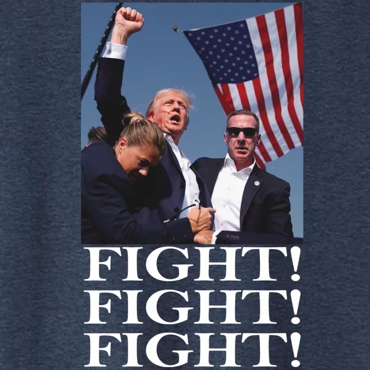 Shot Trump Assassination Attempt 2024 July Fight Fight Women's Crop Top Tee