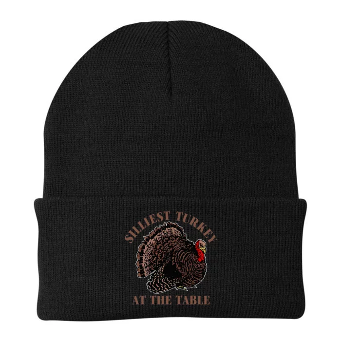 Silliest Turkey At The Table Knit Cap Winter Beanie