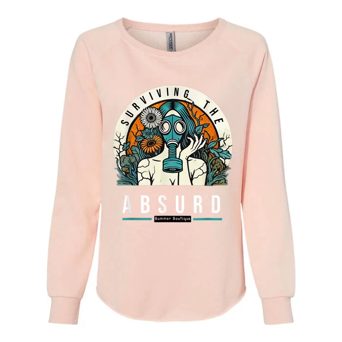 Surviving The Absurd Womens California Wash Sweatshirt