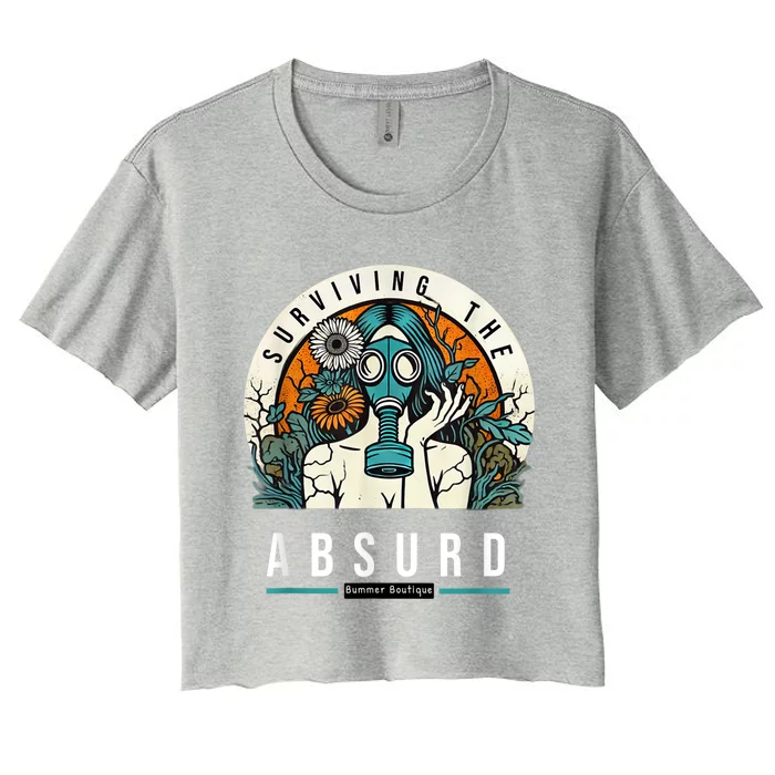 Surviving The Absurd Women's Crop Top Tee